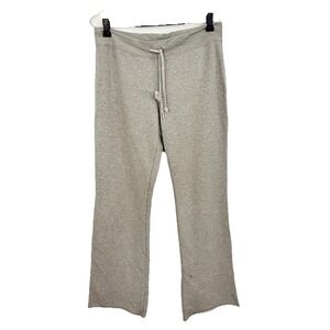 GAP STRETCH Womens Y2K Bootcut Sweatpants sz M Vintage Activewear Gray Low Rise